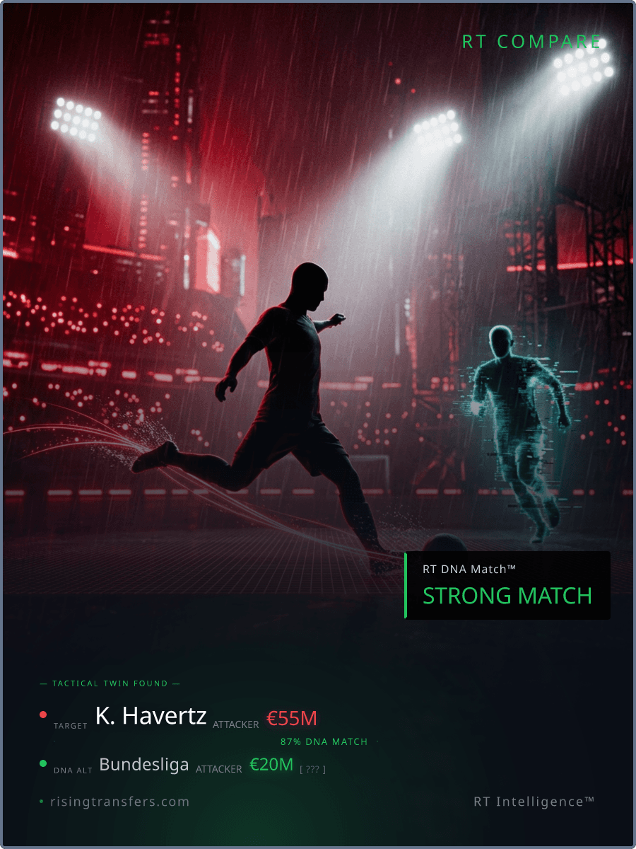 The €20M Tactical Steal: Xhaka vs Havertz Data