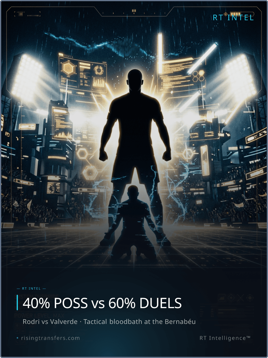 Real Madrid's 60% Possession Masterclass vs City