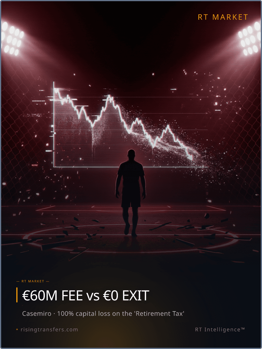 The β¬60M Casemiro Tax: 86% Value Destruction