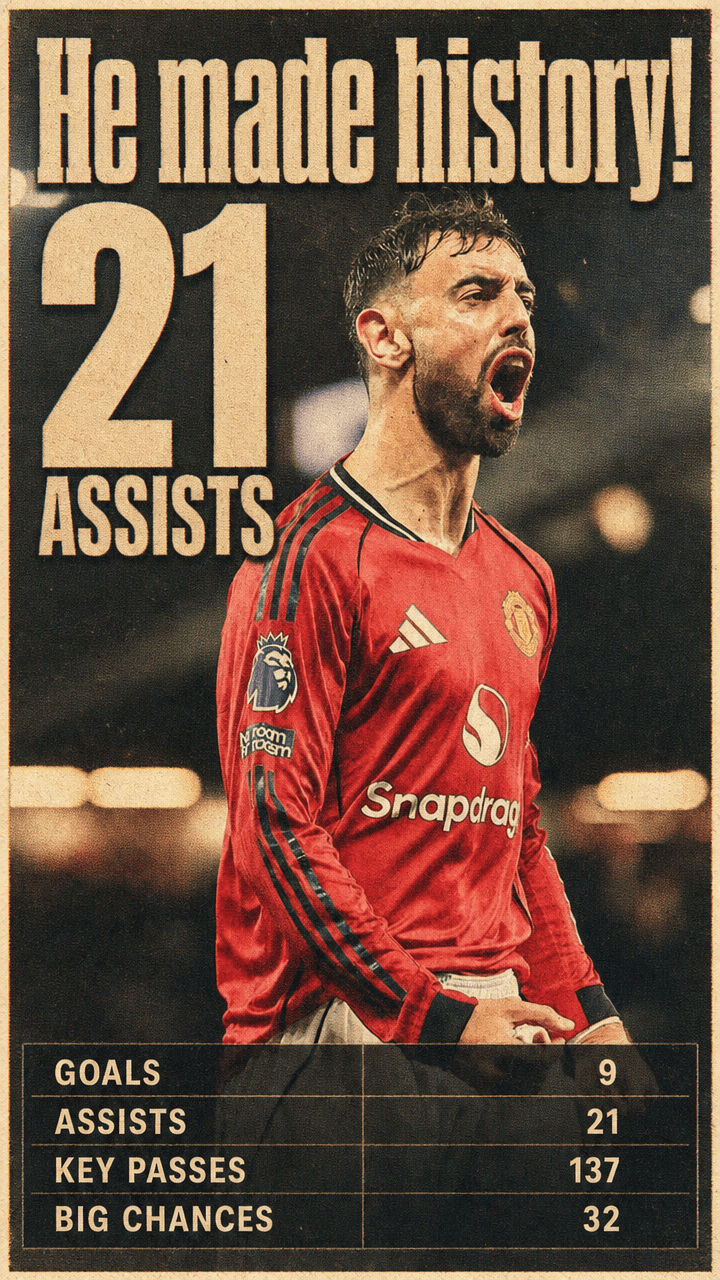 Bruno Fernandes — He made history!